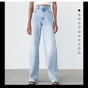 Zara high rise wide leg